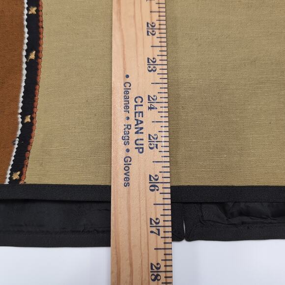 VTG Indigo Moon Patchwork Jacket Womens Size 1X Animal Print Tapestry Brown Tan - Picture 12 of 12